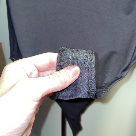 NWT ZARA blk longsleeve bodysuit sz.S 145 - Picture 3 of 5